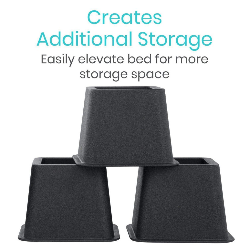 Bed Risers for Easy Mobility and Comfort Support - Kern Medical Supply